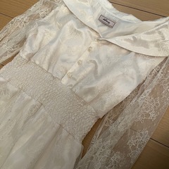 AnkRauge襟付きレースワンピース
の画像