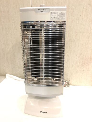 ■12796■ダイキン ERFT11TS-W 遠赤外線暖房機 赤外線ヒーター セラムヒート 暖房器具 首振り 横向き