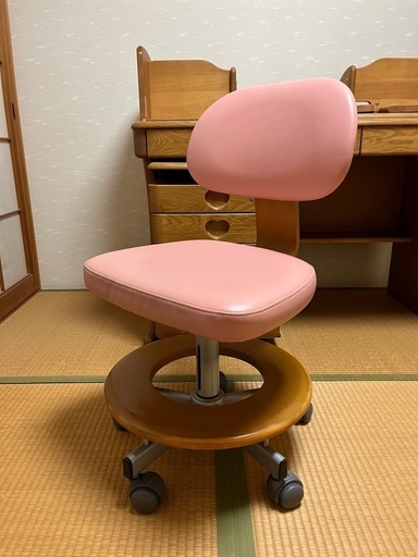 【引き取り限定】学習机 カリモク 