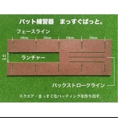 パター練習　まっすぐぱっとの画像