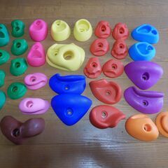 室内クライミング用のスタンスとホールド