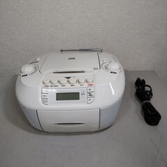 アズマ AM/FM ステレオ CDラジカセ DCD-R1　