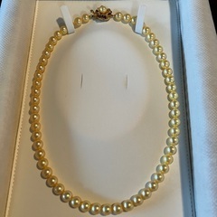 《最終セール》ゴールデンパールネックレスの画像