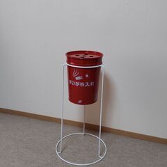 すいがら入れ 吸い殻入れ 丸型、赤　1個￥1,000.-