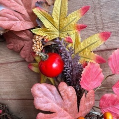 ♡SALE♡秋のリースの画像