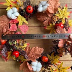 ♡SALE♡秋のリースの画像
