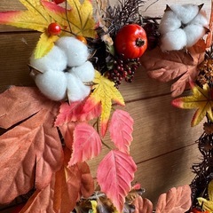 ♡SALE♡秋のリースの画像