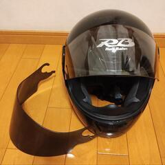 中古フルフェイスヘルメット 黒　ホイールナットと交換希望