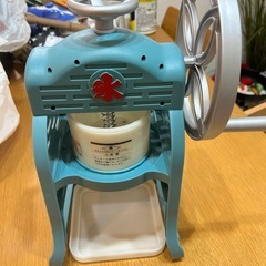 かき氷機　レトロ柄
の画像