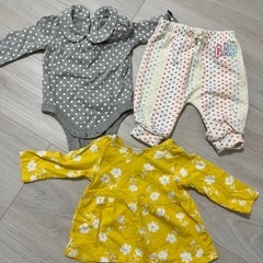 0-3month トップス　ボトムス