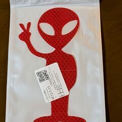 エイリアンカーステッカーの画像