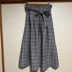 【古着】ジョルダーノ　ミディアム丈スカート　フリーサイズ