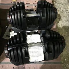 【引き取り先決定】未使用品 可変式ダンベル 40kg 2個セット...