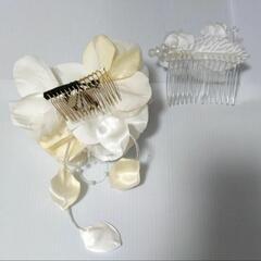 髪飾り コサージュの画像