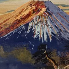 (中古)立体油絵  高峰絵画 の画像