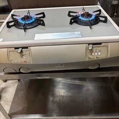 温度設定機能付きガスコンロ