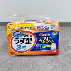 新品 まとめ売り 4袋 施設　チャーム 吸水さらフィ 70cc リリーフ パンツ うす型 3回分パンツ M〜L　の画像