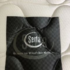 ▽値下げ▽セミダブルベッドセット Serta 総額23万 ベッドフレーム＋