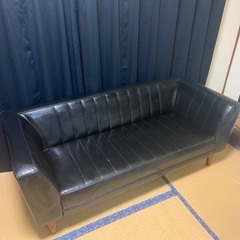 値下げしました。3人掛けソファ　の画像