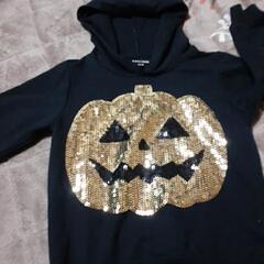 ハロウィンパーカー　トレーナー　110の画像