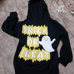 ハロウィンパーカー　トレーナー　110の画像