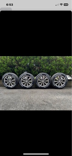 ハイエース　キャラバン　ホイールタイヤセット