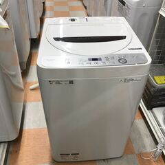 洗濯機 4.5kg シャープ ES-GE-4C 2019年製 W(幅)56.5cm×D(奥行き)54.0cm×H(高さ)89.0cm ※当店保証6ヶ月付き