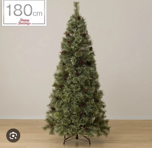 クリスマスツリー　180cm トーナメント付き クリスマスツリー 180cm おしゃれ 北欧 スノー ホワイト