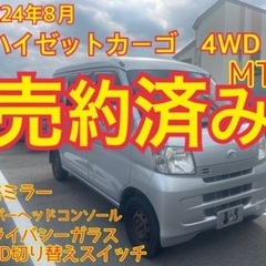 売約済み　　ワンオーナー　5速MT 4WD ハイゼットカーゴ　箱バン