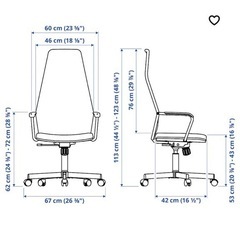 【美品】IKEA ゲーミングチェアの画像