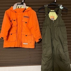 【値下げ】中古　90cm スキーウェア　男児