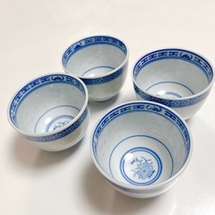 【値下げしました】湯呑み 中国茶器 中國 4客