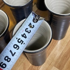 陶器フリータンブラー5客まとめての画像