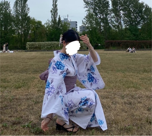 ボヌールセゾン浴衣 bonheur saisons ESSENTIAL flow