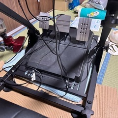 DELEレーシングコックピット T300RS セット　ハンコンの画像