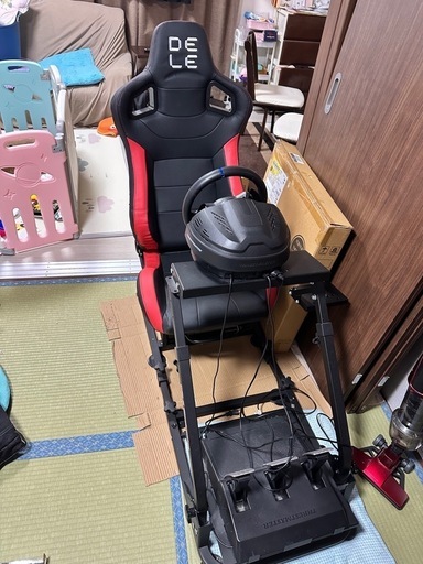 DELEレーシングコックピット T300RS セット　ハンコン