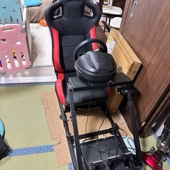 DELEレーシングコックピット T300RS セット　ハンコンの画像