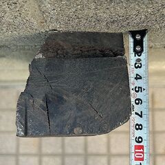 三線　縞黒檀　黒木　棹　原木　の画像