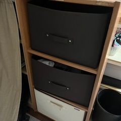 カラーボックス　三段