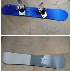 ● B) CSB/ COLORADO SNOWBOARD CLUB145cm スノーボード/ブーツ 24cm/ビンディング/ケース 4点セット  中古 ①の画像