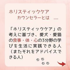【1day講座】＜家族みんなで学ぼう＞ 飼い主さん. だからこそのおうちケアの2本立ての画像