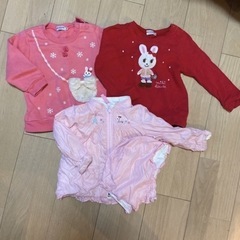 ミキハウス 80cm 女の子服の画像