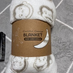おさるのジョージ　毛布　値下げの画像