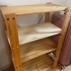 【決まりました】木製　ラックの画像