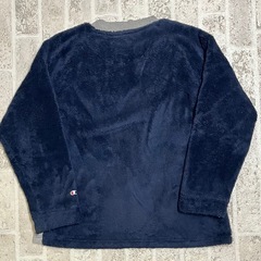 チャンピオン ボア 裏起毛 ネイビー＆グレー #Lの画像