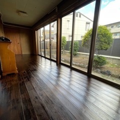 広い縁側のある庭と納屋付き平屋（事務所利用可、ペット応相談）
