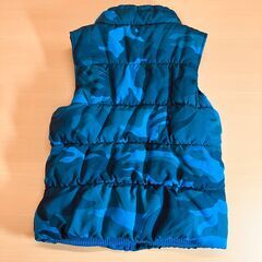 SISTER JENNI 中わたベスト（迷彩ブルー）140の画像