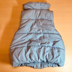 SLAP SLIP 裏起毛中わたリボンベスト（ライトブルー）120の画像