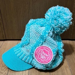 チュッパチャプス　の　 ニットキャップ 子供用フリーサイズ
