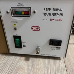 日障変圧器SDX-1500U (110/120Vから100Vへ変圧)の画像